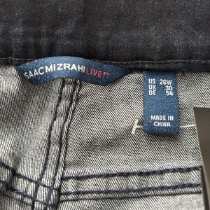Isaac Mizrahi Live Embellished Denim Jeans Size 26